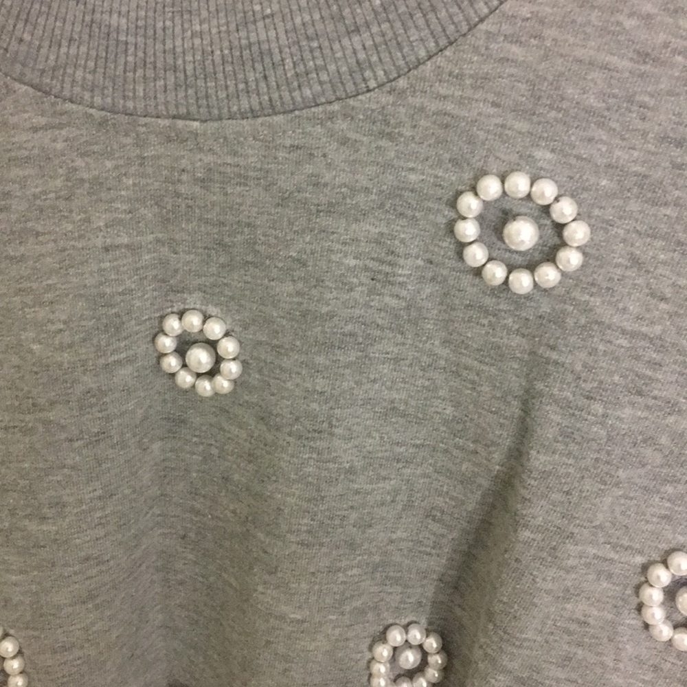 Mixer gray pearl sweatshirt size L.